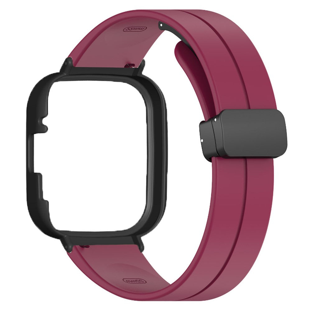 Sejt Silikone Rem passer til Xiaomi Redmi Watch 3 - Rød#serie_7