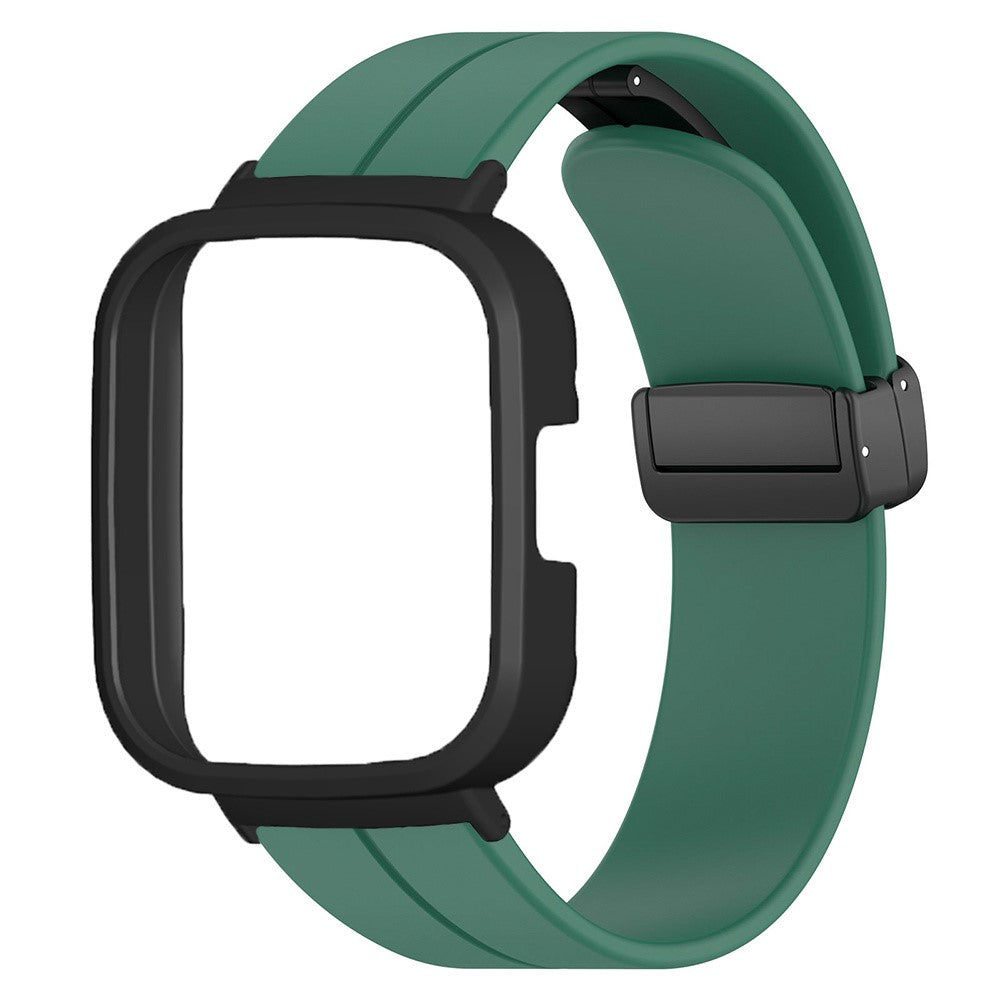 Sejt Silikone Rem passer til Xiaomi Redmi Watch 3 - Grøn#serie_8