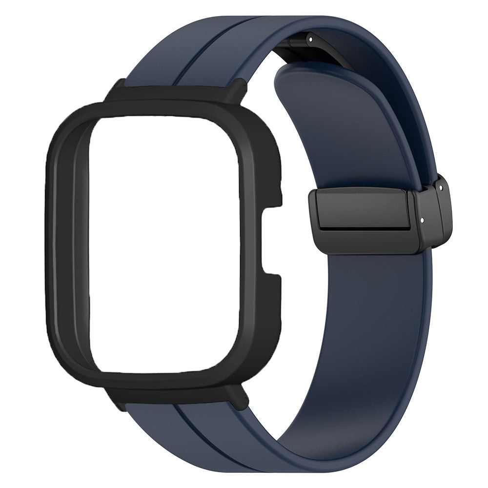 Sejt Silikone Rem passer til Xiaomi Redmi Watch 3 - Blå#serie_9