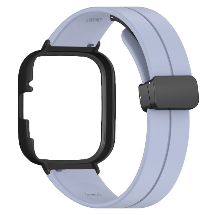Sejt Silikone Rem passer til Xiaomi Redmi Watch 3 - Sølv#serie_10