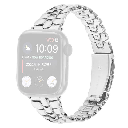 Helt Vildt Elegant Metal Universal Rem passer til Apple Smartwatch - Sølv#serie_4