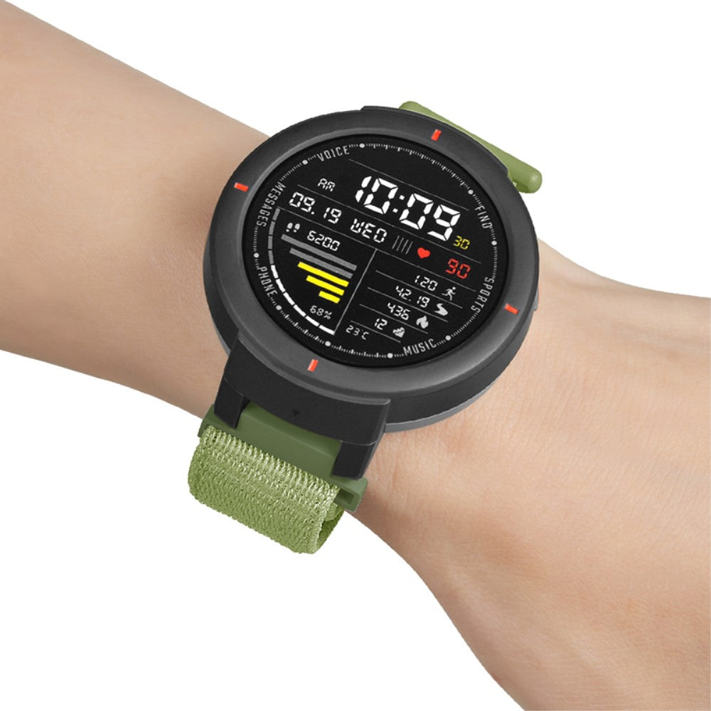 Godt Nylon Universal Rem passer til Amazfit Verge / Amazfit Verge Lite - Grøn#serie_2