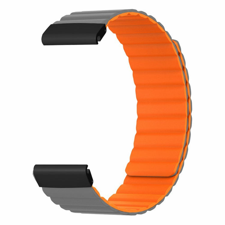 Meget Slidstærk Silikone Universal Rem passer til Smartwatch - Orange#serie_6