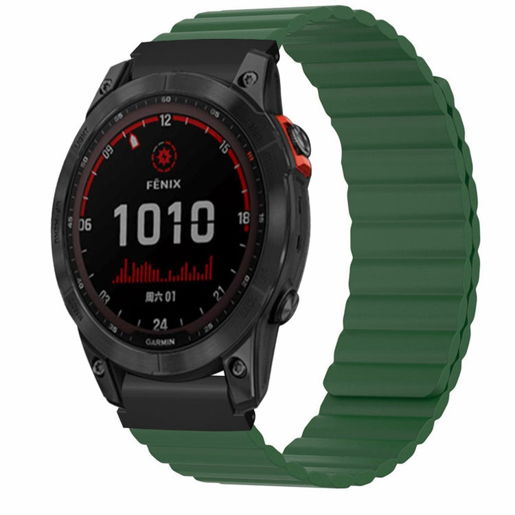 Rigtigt Fantastisk Silikone Universal Rem passer til Garmin Smartwatch - Grøn#serie_3