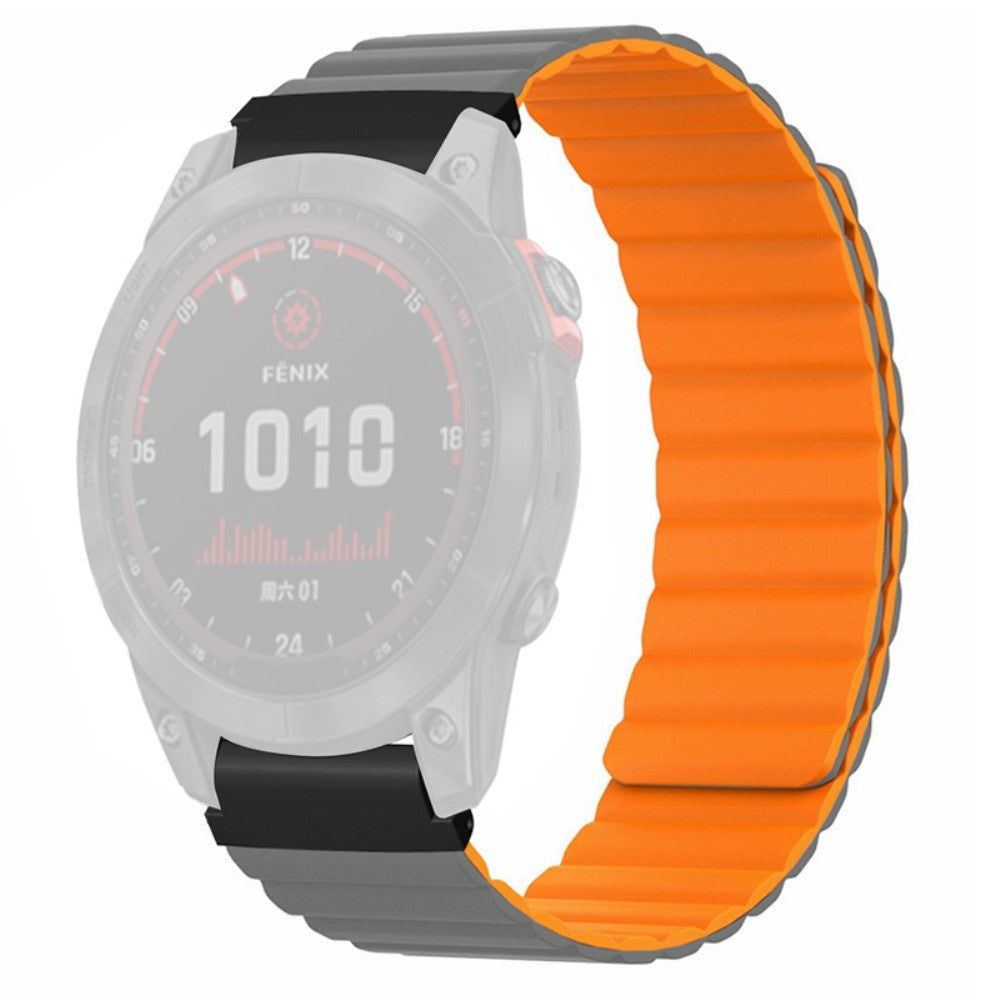 Rigtigt Fantastisk Silikone Universal Rem passer til Garmin Smartwatch - Orange#serie_4