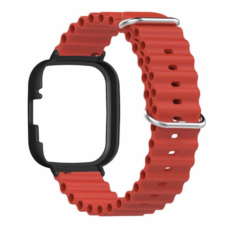 Rigtigt Skøn Silikone Rem passer til Xiaomi Redmi Watch 3 - Rød#serie_5