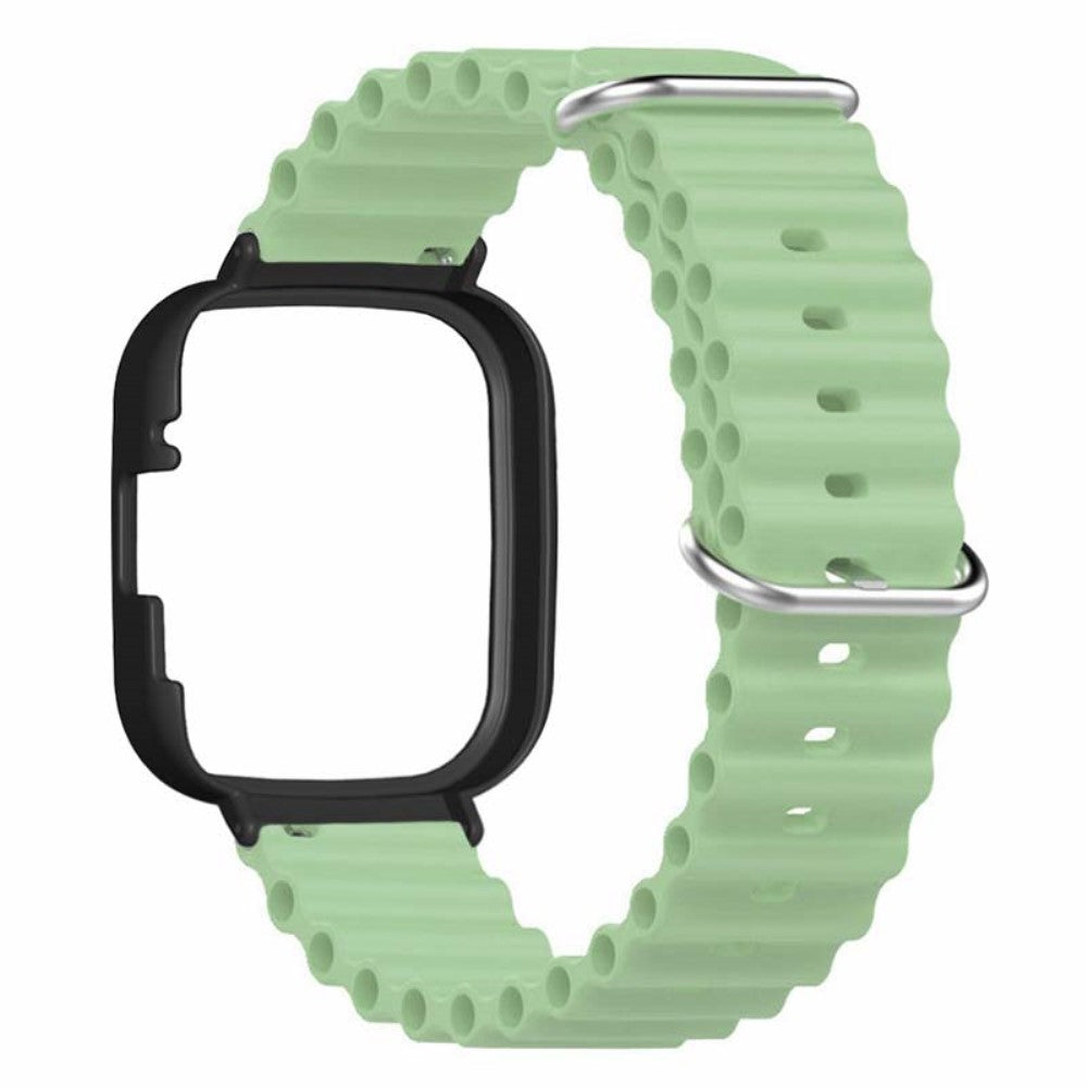 Rigtigt Skøn Silikone Rem passer til Xiaomi Redmi Watch 3 - Grøn#serie_10