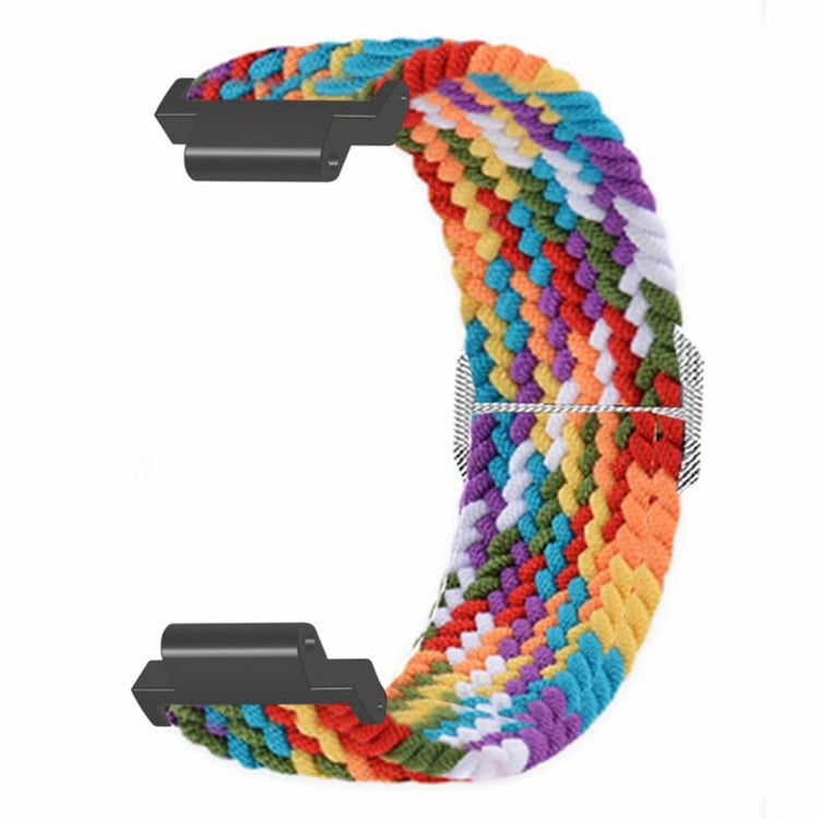 Fed Nylon Universal Rem passer til Garmin Smartwatch - Flerfarvet#serie_2