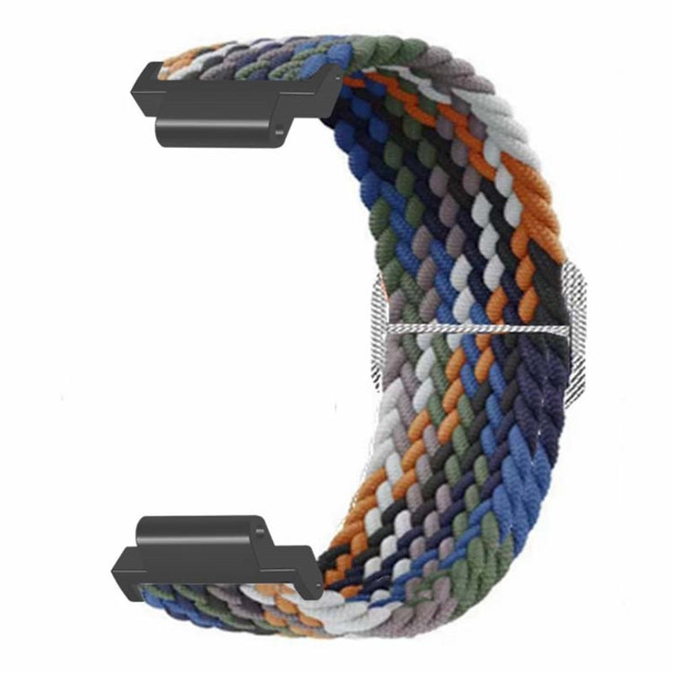 Fed Nylon Universal Rem passer til Garmin Smartwatch - Flerfarvet#serie_14