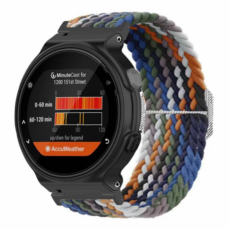 Fed Nylon Universal Rem passer til Garmin Smartwatch - Flerfarvet#serie_14