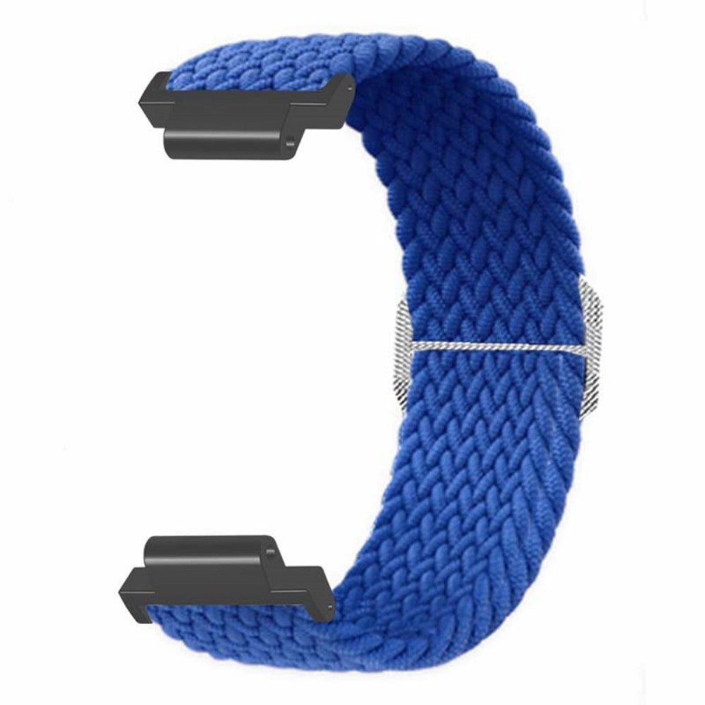 Fed Nylon Universal Rem passer til Garmin Smartwatch - Blå#serie_15