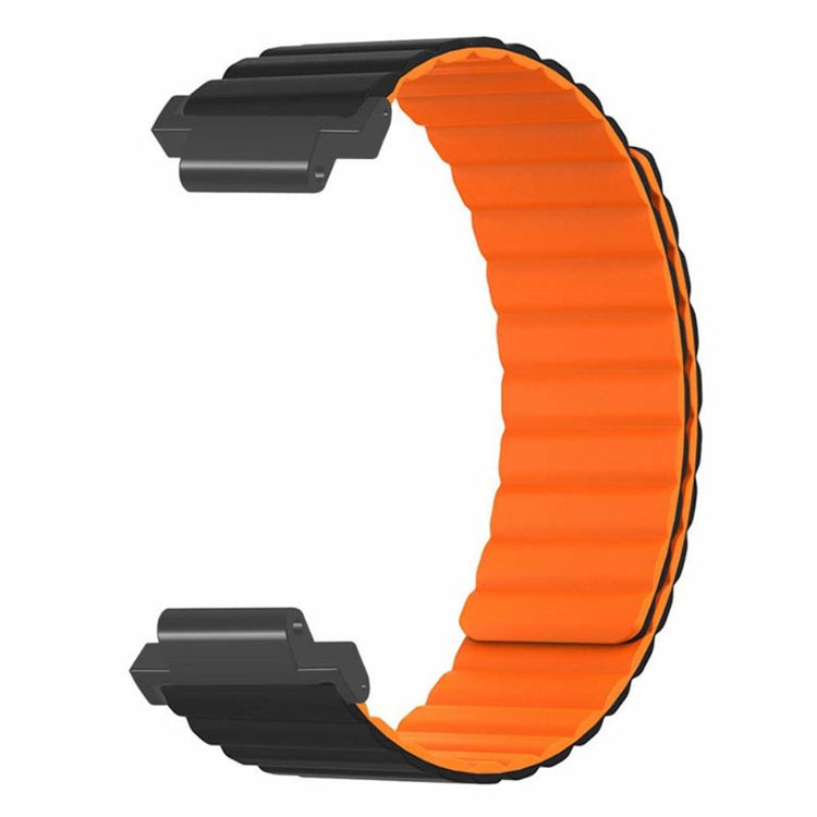 Super Sejt Silikone Universal Rem passer til Garmin Smartwatch - Orange#serie_2