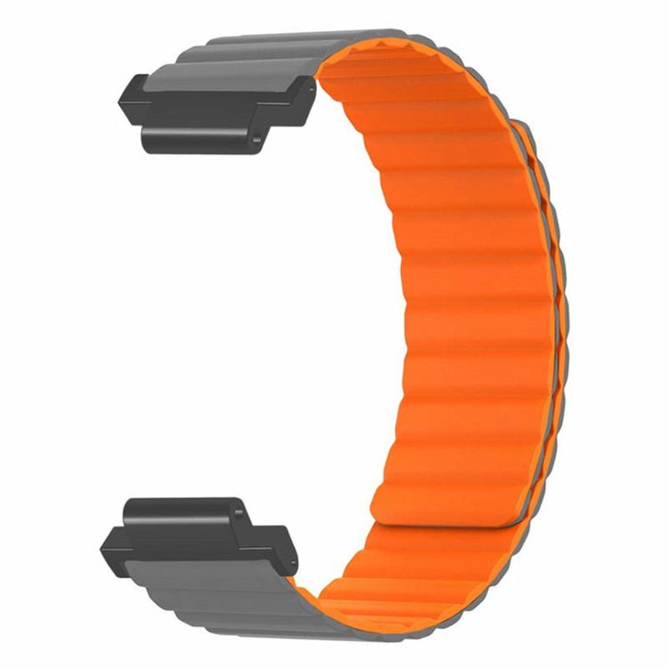 Super Sejt Silikone Universal Rem passer til Garmin Smartwatch - Orange#serie_6