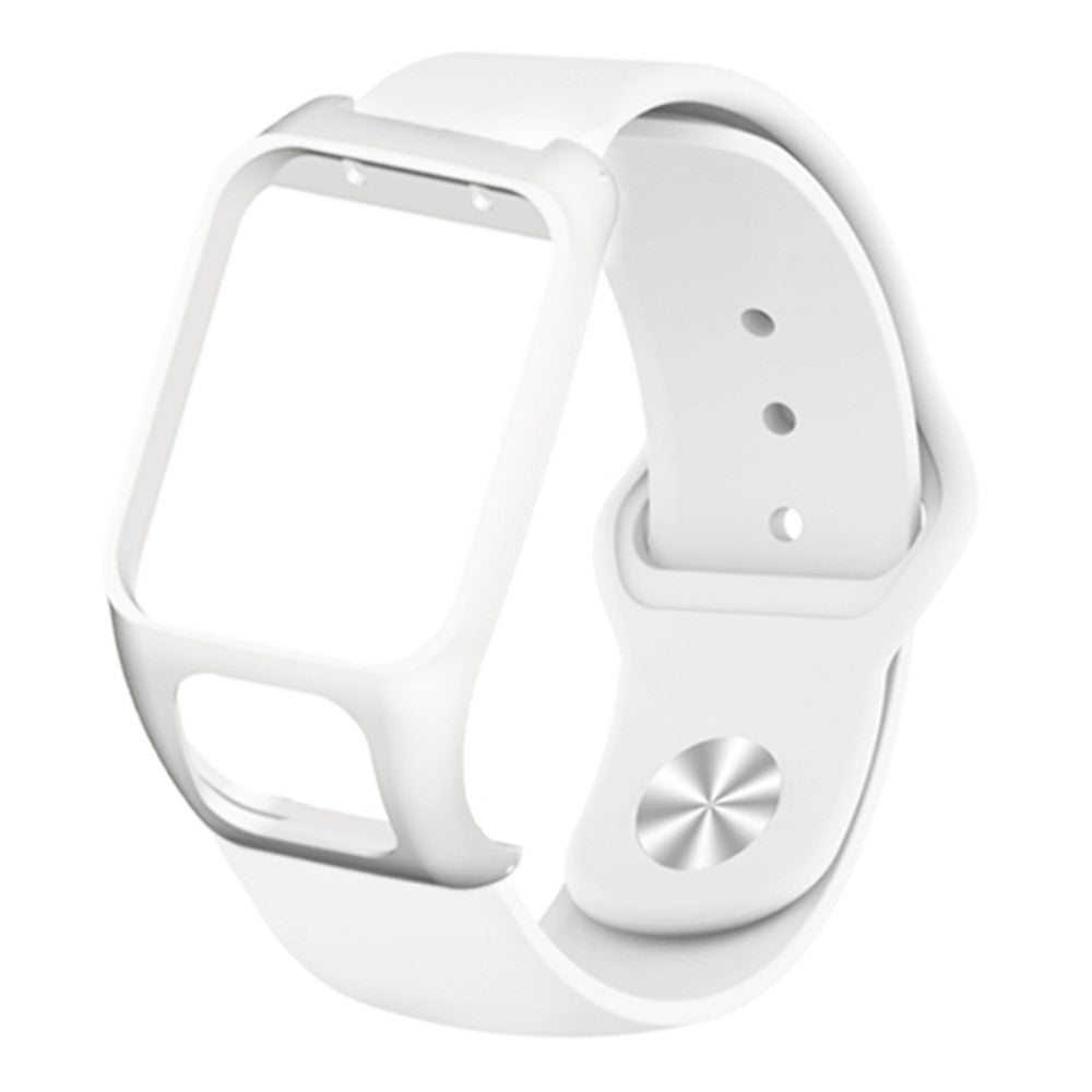 Rigtigt Godt Silikone Universal Rem passer til Tomtom Smartwatch - Hvid#serie_2