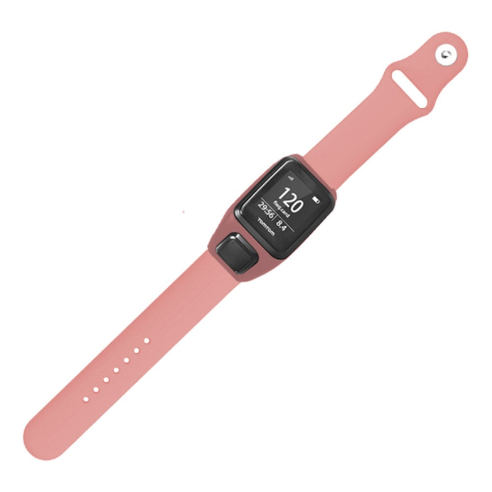 Rigtigt Godt Silikone Universal Rem passer til Tomtom Smartwatch - Pink#serie_5