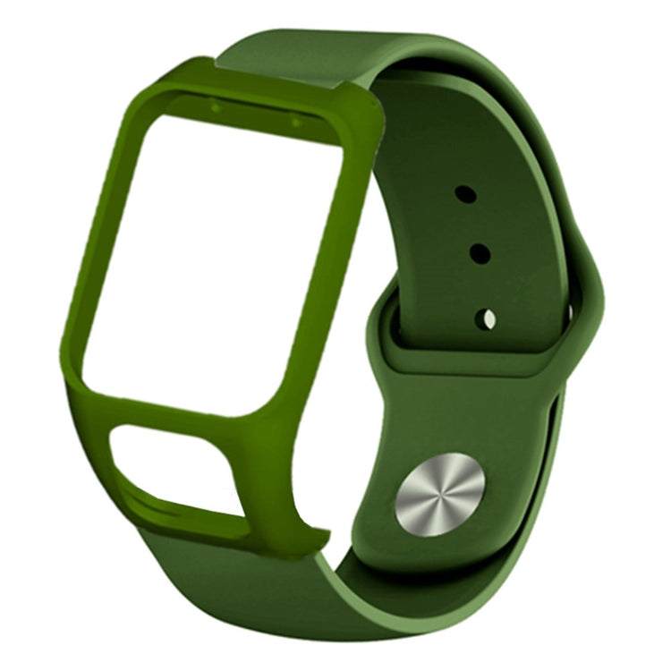 Rigtigt Godt Silikone Universal Rem passer til Tomtom Smartwatch - Grøn#serie_9