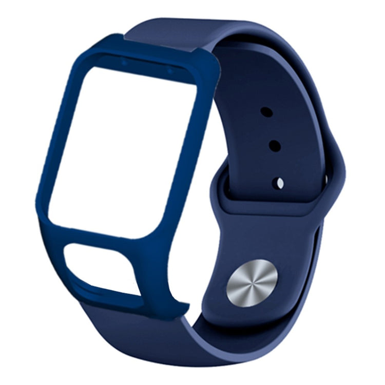 Rigtigt Godt Silikone Universal Rem passer til Tomtom Smartwatch - Blå#serie_10