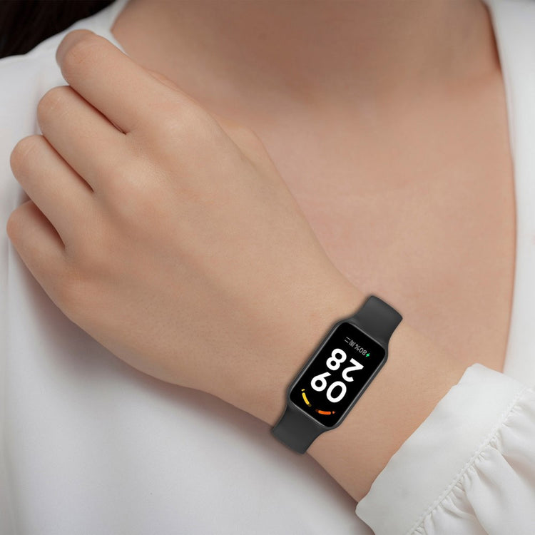 Silikone Universal Rem passer til Xiaomi Redmi Band 2 / Xiaomi Smart Band 8 Active - Grøn#serie_11