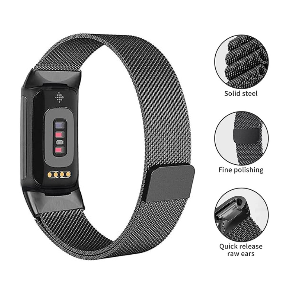 Godt Metal Universal Rem passer til Fitbit Charge 5 / Fitbit Charge 6 - Flerfarvet#serie_2