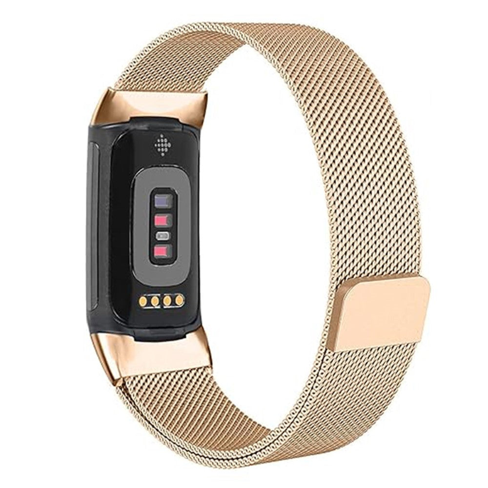 Fint Metal Universal Rem passer til Fitbit Charge 3 / Fitbit Charge 4 - Guld#serie_1