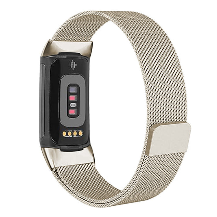 Fint Metal Universal Rem passer til Fitbit Charge 3 / Fitbit Charge 4 - Guld#serie_4