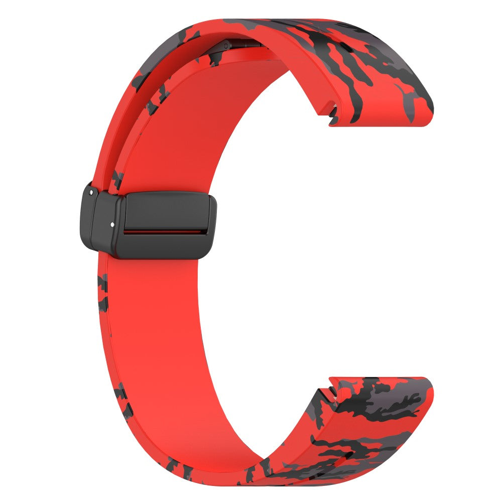 Vildt Fint Silikone Universal Rem passer til Garmin Smartwatch - Rød#serie_3