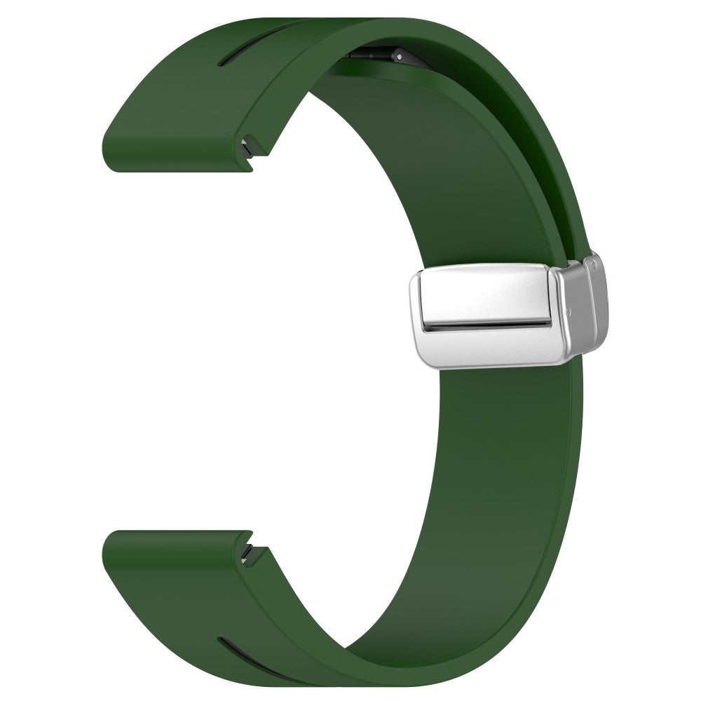 Mega Hårdfør Silikone Universal Rem passer til Garmin Smartwatch - Grøn#serie_2