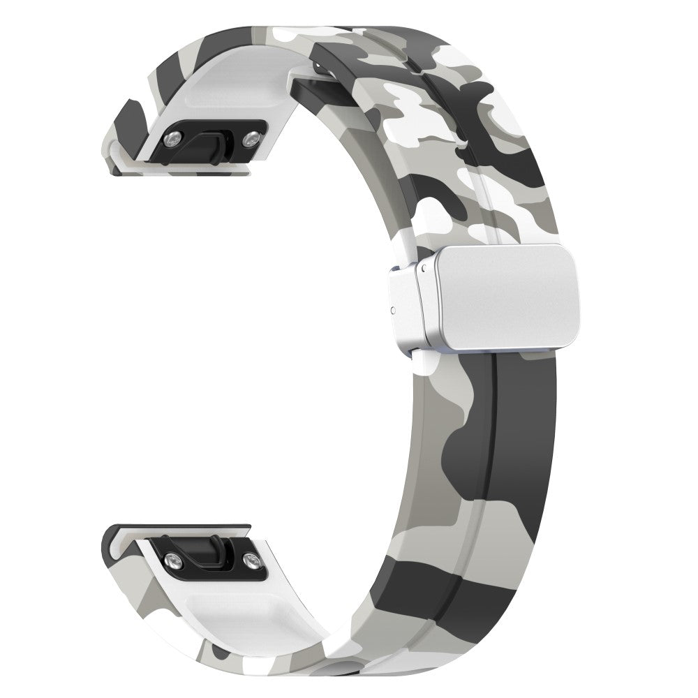 Vildt Skøn Silikone Universal Rem passer til Smartwatch - Hvid#serie_2