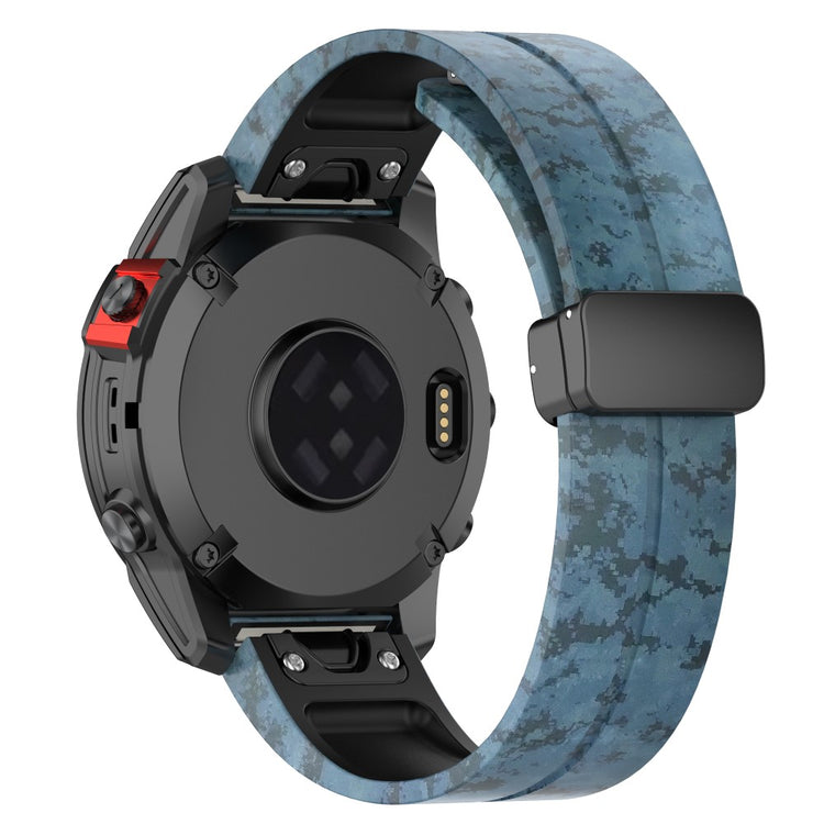 Super Godt Silikone Universal Rem passer til Smartwatch - Blå#serie_8