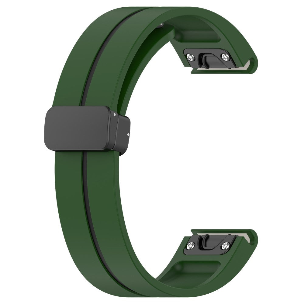 Fantastisk Silikone Universal Rem passer til Smartwatch - Grøn#serie_1