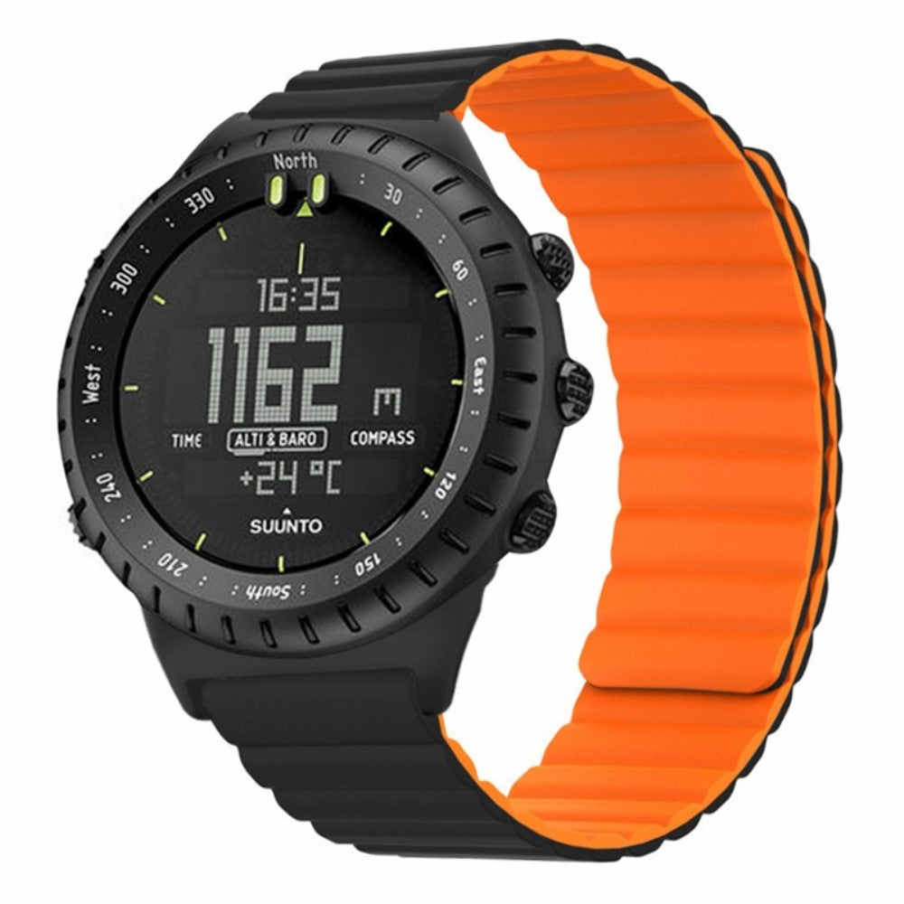 Glimrende Silikone Rem passer til Suunto Core - Orange#serie_1