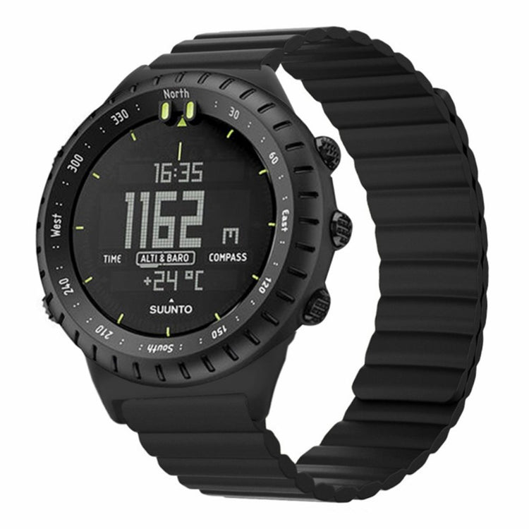 Glimrende Silikone Rem passer til Suunto Core - Sort#serie_4