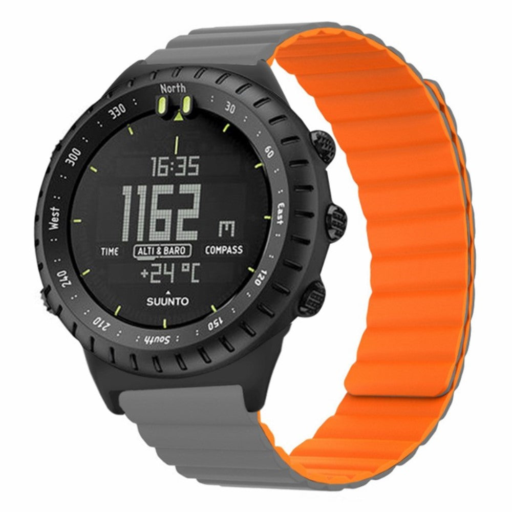 Glimrende Silikone Rem passer til Suunto Core - Orange#serie_5