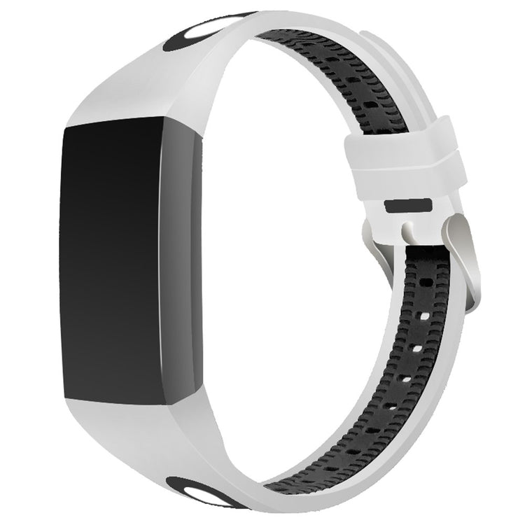 Silikone Universal Rem passer til Fitbit Charge 3 / Fitbit Charge 4 - Hvid#serie_2