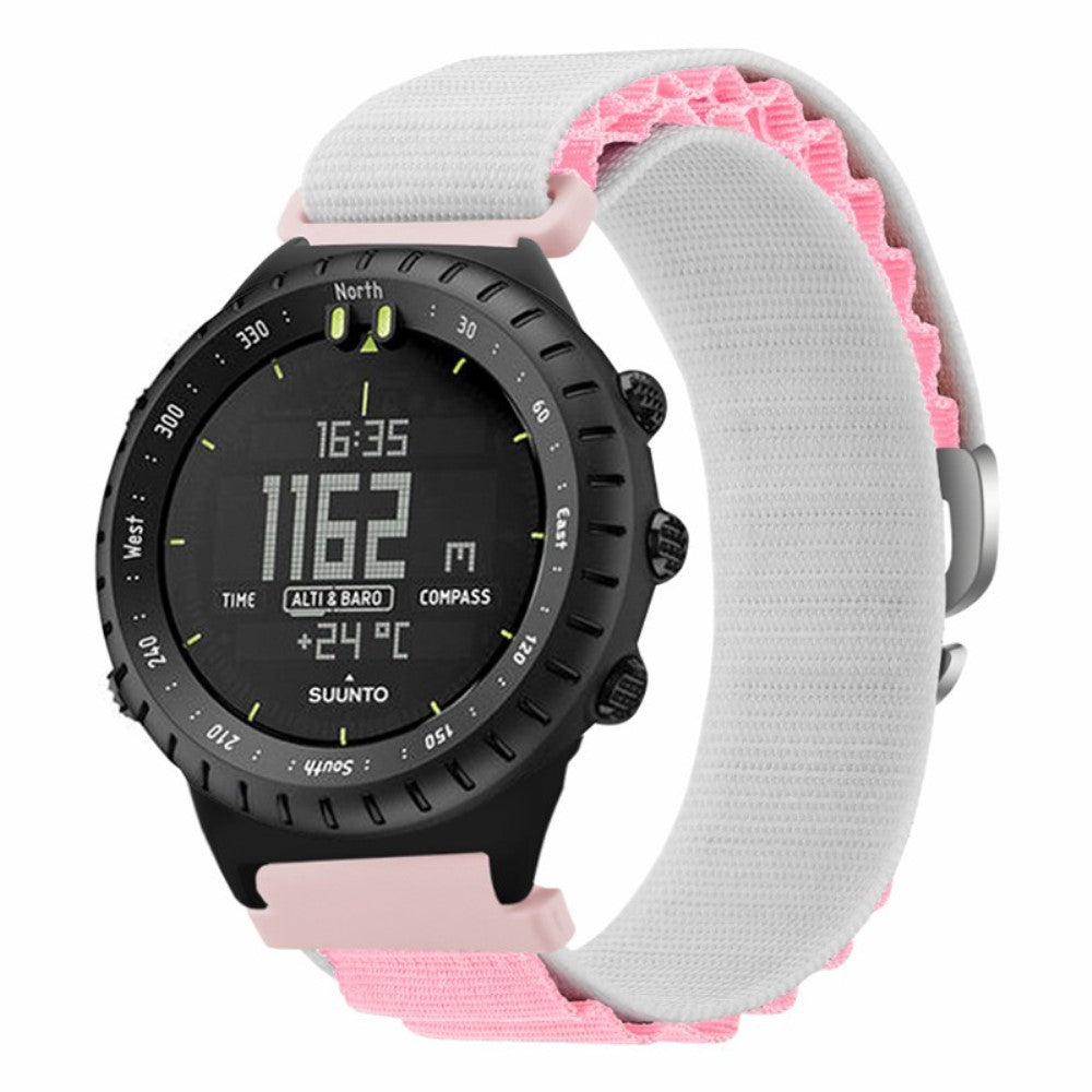 Vildt Fantastisk Nylon Rem passer til Suunto Core - Pink#serie_2