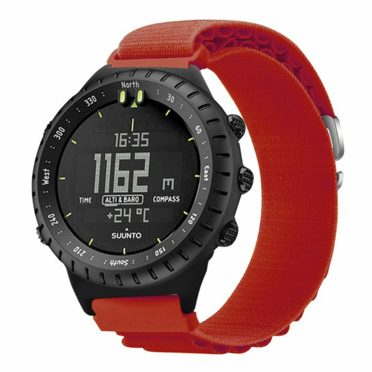 Vildt Fantastisk Nylon Rem passer til Suunto Core - Rød#serie_10