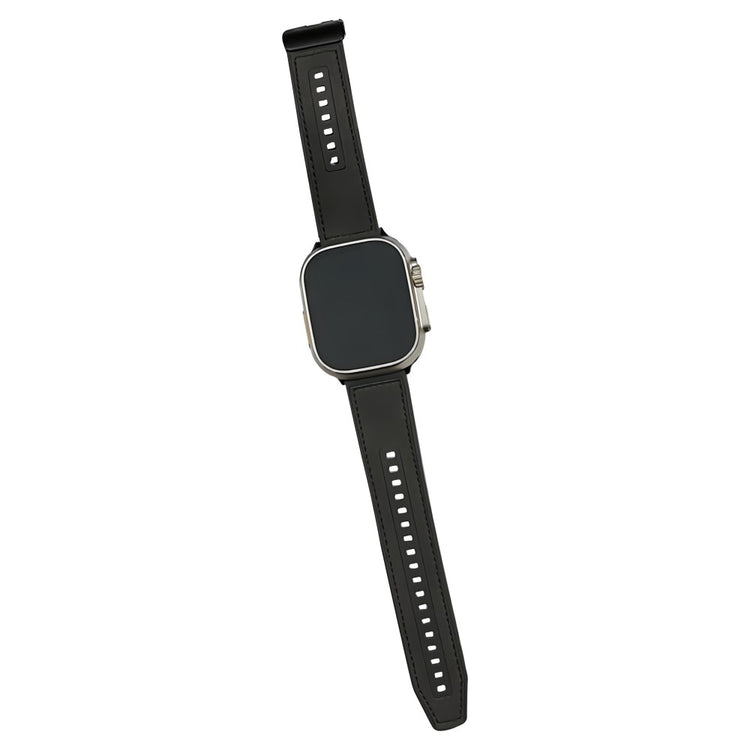 Elegant Kunstlæder Universal Rem passer til Apple Smartwatch - Sort#serie_1