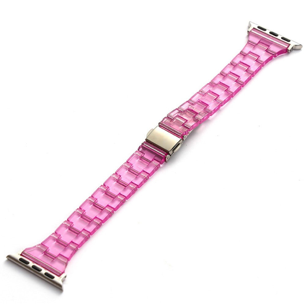 Super Holdbart Silikone Universal Rem passer til Apple Smartwatch - Pink#serie_7