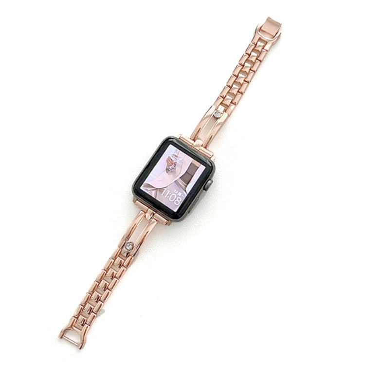 Helt Vildt Kønt Metal Universal Rem passer til Apple Smartwatch - Pink#serie_2