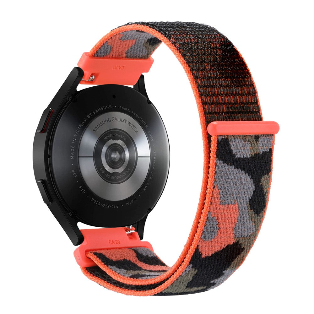Rigtigt Godt Nylon Universal Rem passer til Smartwatch - Orange#serie_2