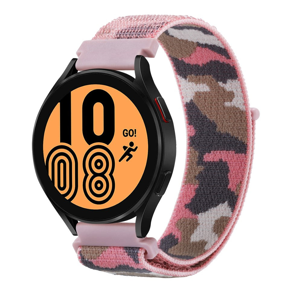 Rigtigt Godt Nylon Universal Rem passer til Smartwatch - Pink#serie_3