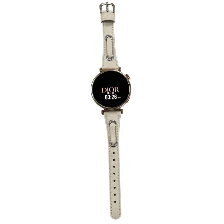 Rigtigt Flot Kunstlæder Universal Rem passer til Smartwatch - Hvid#serie_1