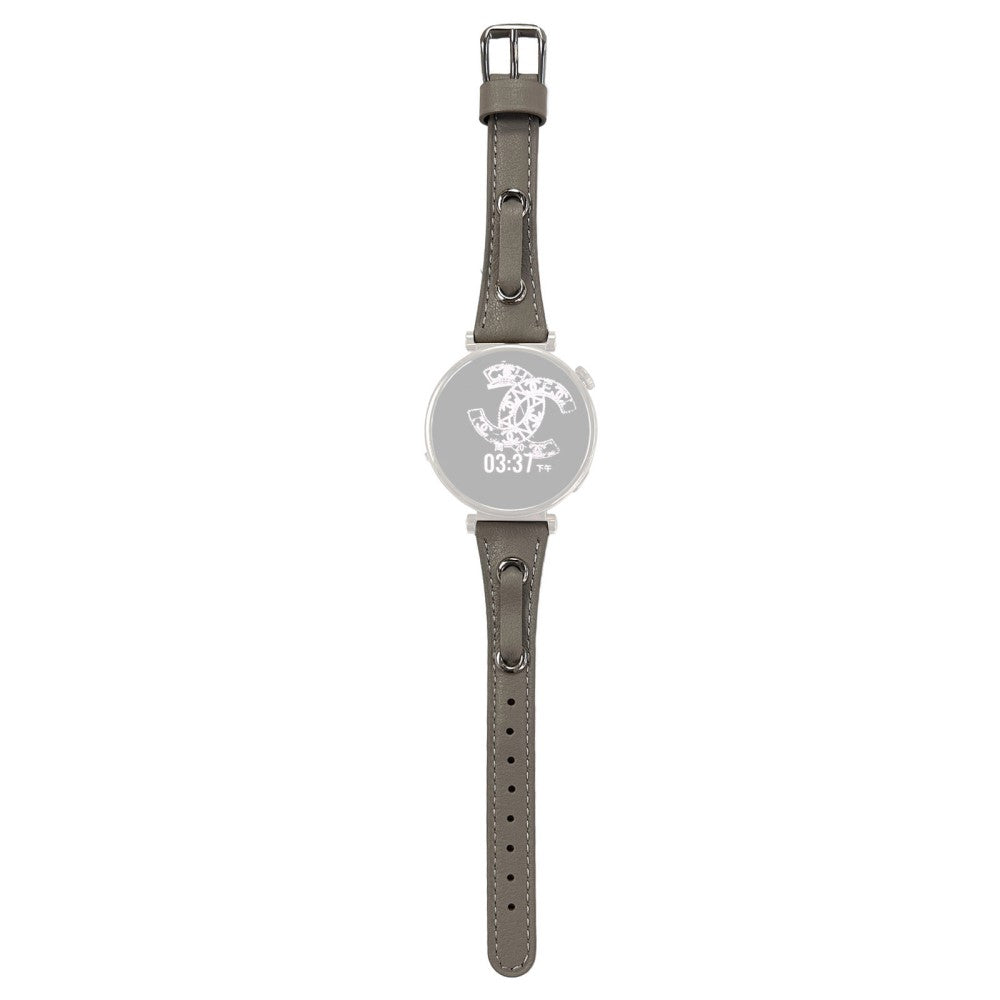 Rigtigt Flot Kunstlæder Universal Rem passer til Smartwatch - Sølv#serie_9