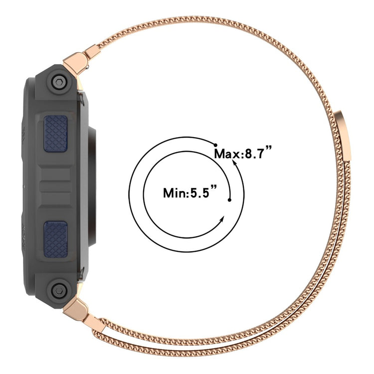 Eminent Metal Rem passer til Amazfit Active Edge - Pink#serie_4