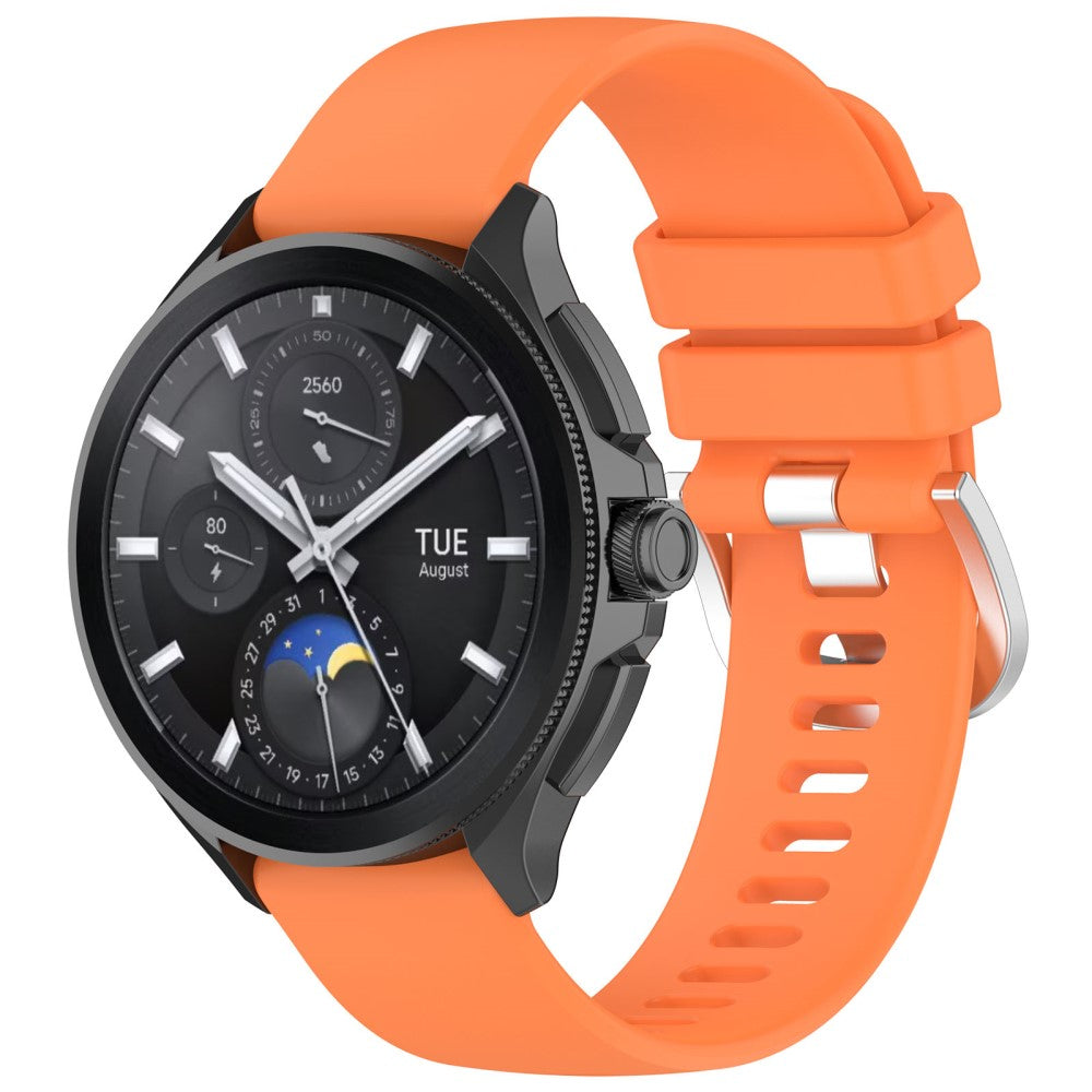 Helt Vildt Elegant Silikone Universal Rem passer til Smartwatch - Orange#serie_10