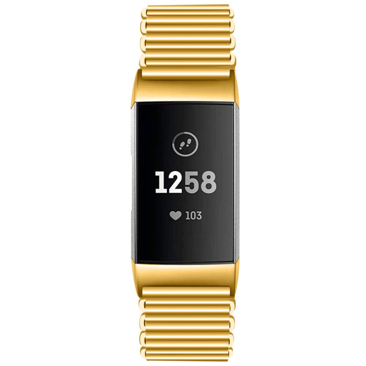 Solid Metal Universal Rem passer til Fitbit Charge 3 / Fitbit Charge 4 - Guld#serie_2