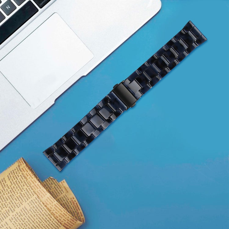 Misfit Vapor Resin Watch Strap Replacement Waterproof Watch Band - Dark Blue#serie_7