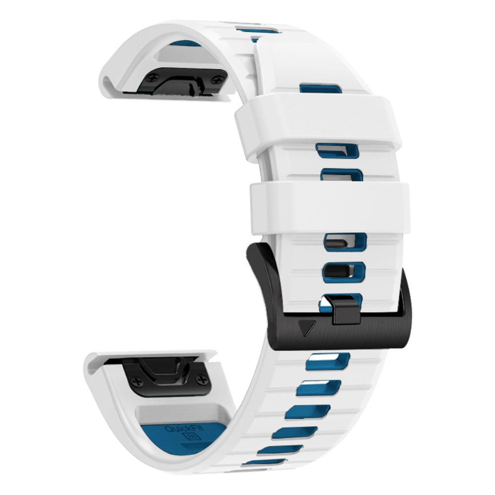 Godt Silikone Universal Rem passer til Smartwatch - Hvid#serie_3