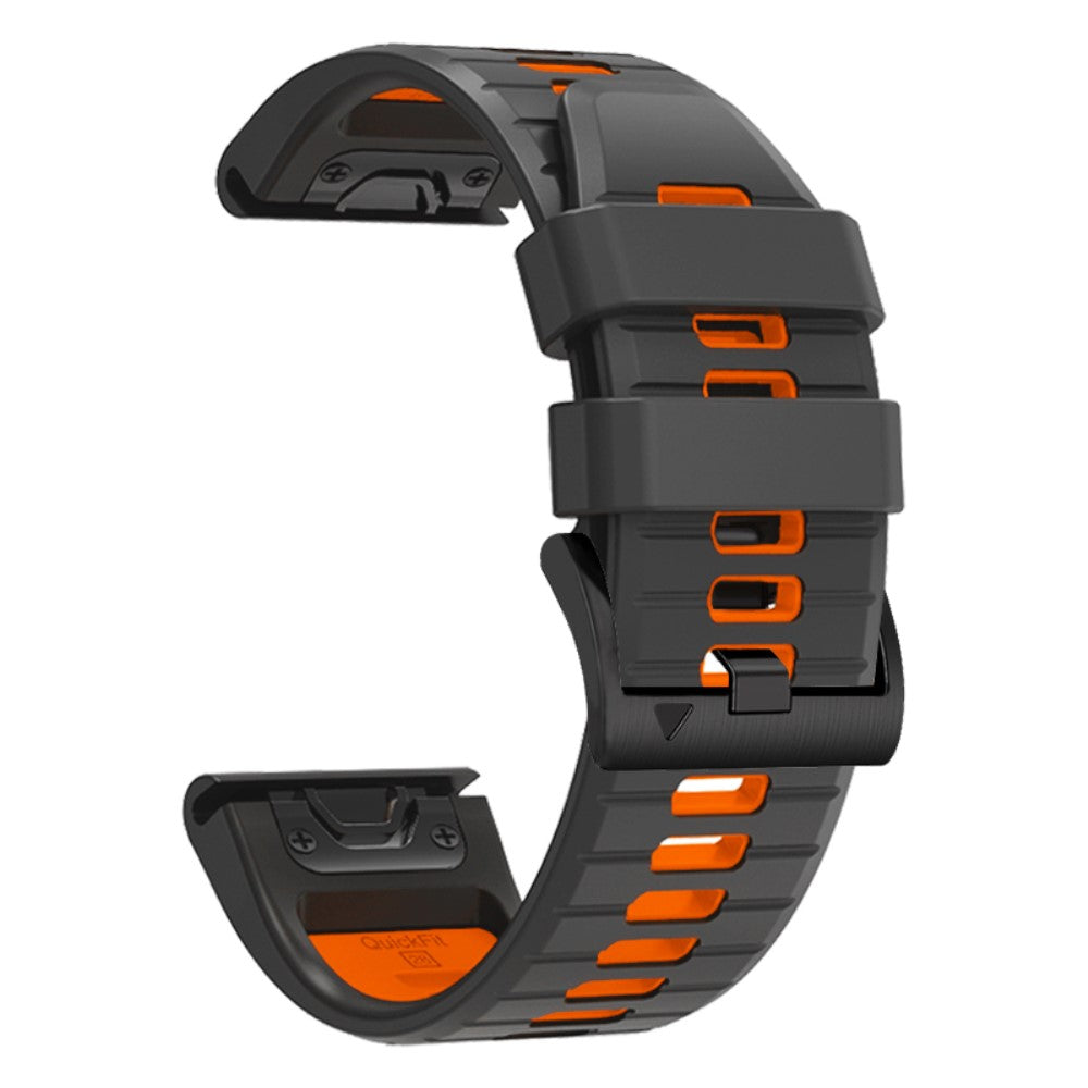 Godt Silikone Universal Rem passer til Smartwatch - Orange#serie_9