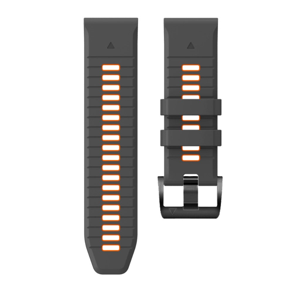 Godt Silikone Universal Rem passer til Smartwatch - Orange#serie_9